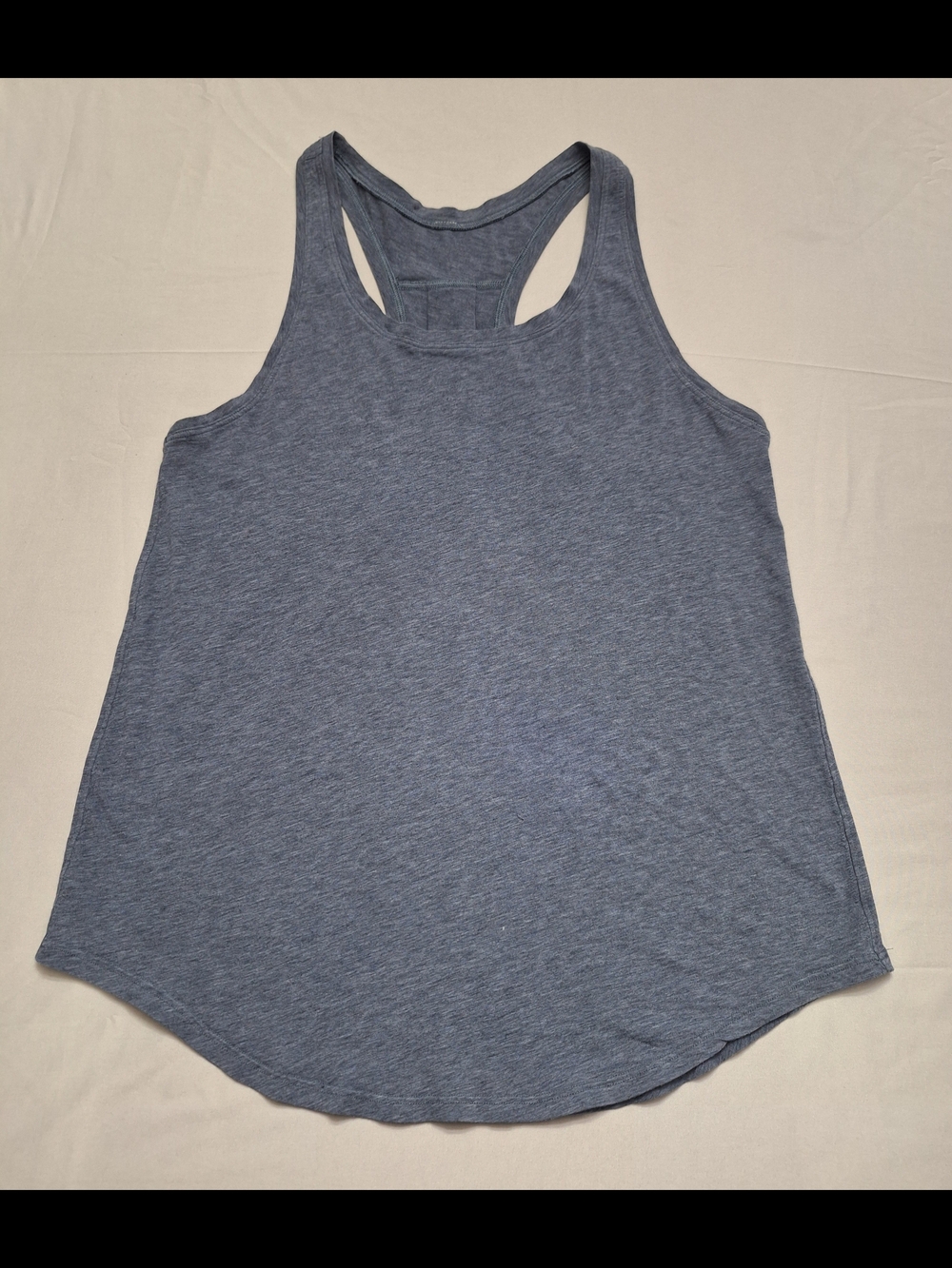 lululemon athletica Racerback Pleated Love Tank Heather Slate Blue Grey